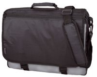 Sac à bandoulière 'WAVE', Polyester, noir/gris