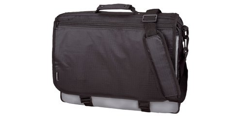 Sac à bandoulière 'WAVE', Polyester, noir/gris