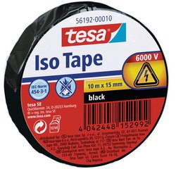 Isolatietape ISO TAPE, 19 mm x 20 m, zwart
