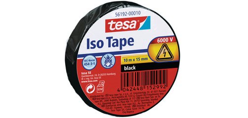 Ruban isolant ISO TAPE, 19 mm x 20 m, noir