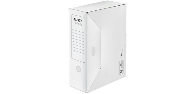 Archivbox Infinity säurefrei L 100 mm weiß