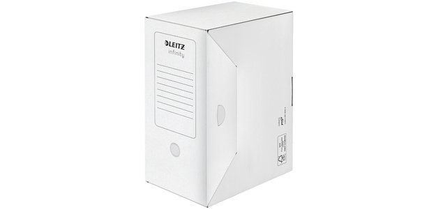 Boîte à archives Infinity, sans acide, (L)150mm, blanc
