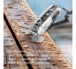 Lampe torche - Dynamo Light - 3 Leds - noir/gris