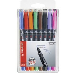 Feutre pour films OHPen universal, permanent, 0,4 mm - étui de 8