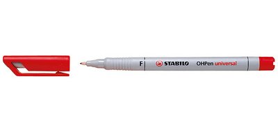 Stift voor folie OHPen universal oplosbaar 0,7 mm