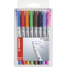 Stift voor folie OHPen universal 0,7 mm - etui van 6 stuks