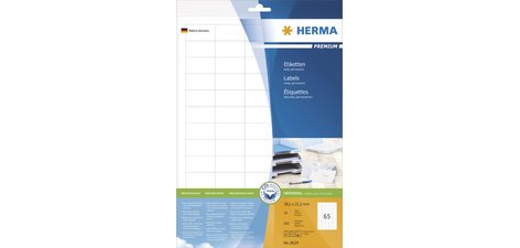 Etiquette universelle PREMIUM, 48,3 x 33,8 mm, blanc