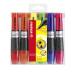 Surligneur Stabilo Luminator couleurs assorties - Etui de 6