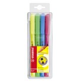 Markeerstift Flash, etui PP met 6 stuks