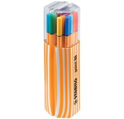 Viltstiften met fijne punt 88, Twin pack met 20 stiften