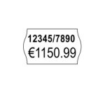 Etiquette pour étiqueteuse de prix, rouge