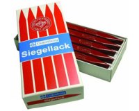 Cire à cacheter, vermillon