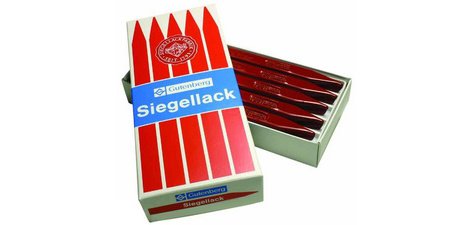 Cire à cacheter, vermillon