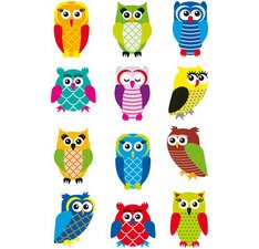 Sticker MAGIC 'Chouettes', film scintillant