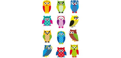 Sticker MAGIC 'Chouettes', film scintillant