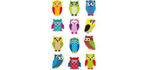 Sticker MAGIC 'Chouettes', film scintillant