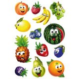 Sticker MAGIC 'fruits', yeux mobiles