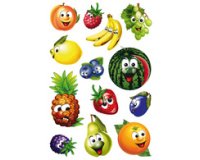 Sticker MAGIC 'fruits', yeux mobiles