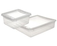 Boîte de rangement 'bea', 18 L, PP, transparent