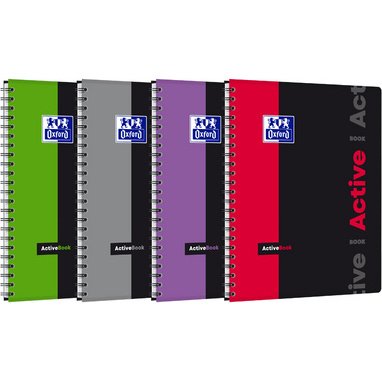 Etudiants Cahier 'ACTIVEBOOK', A4+, quadrillé