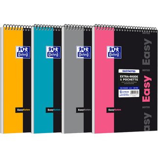 Notitieblok met spiraal 'EASYNOTES' A4 gelijnd