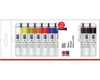 Peinture à l'huile, set de 12