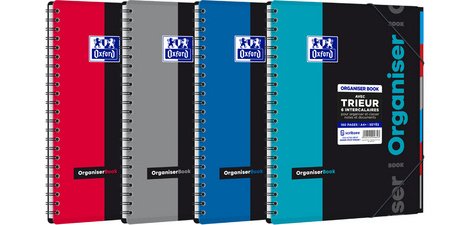 Students Notebook 'ORGANISERBOOK', A4+, squared