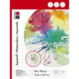 Bloc aquarelle, 240 x 320 mm, 210g/m2, 20 feuilles,