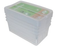 Kit de boîtes de rangement 'bea', 4x 5,6 litres, PP