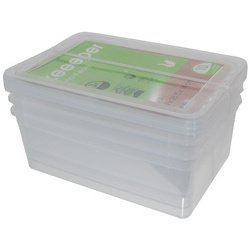 Kit de boîtes de rangement 'bea', 3x 11,0 litres, PP