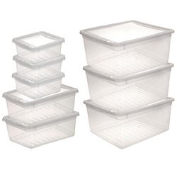 Set de boîtes de rangement 'bea', 8 pièces, PP
