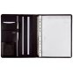 Serviette classeur 'CREMONA II, A4, cuir nappa noir