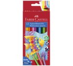 FABER-CASTELL Crayons de couleur KINDER-AQUARELL, étui de 12
