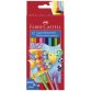 FABER-CASTELL Crayons de couleur KINDER-AQUARELL, étui de 12