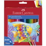 FABER-CASTELL Crayons couleur KINDER-AQUARELLE, étui carton