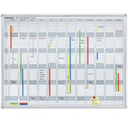 Bande de dates pour tableau planning JK1203, blanc