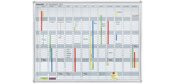 Tableau planning JetKalender, calendrier annuel