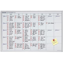 Bord planning JetKalender weekkalender