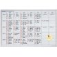 Tableau planning JetKalender, calendrier de semaine