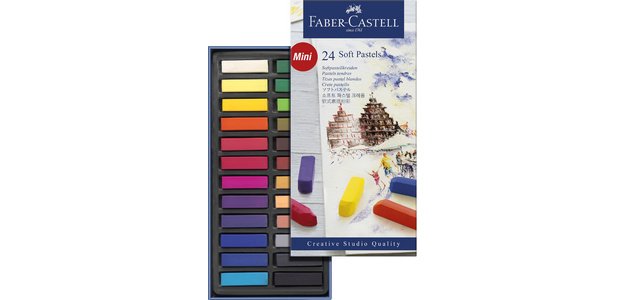 FABER-CASTELL Pastel tendre CREATIVE STUDIO, étui de 48