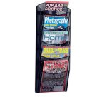 Porte-brochures mural 'the news network', noir