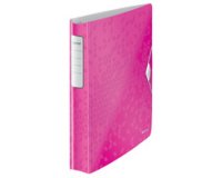 Classeur à anneaux Active WOW SoftClick, A4, rose vif