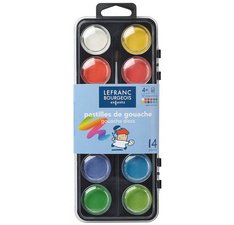 Pastilles de Gouache, boîte de 12