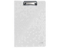 Porte-bloc à rabat WOW, A4, polyfoam,  métallisé