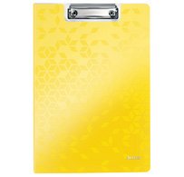 Porte-bloc à rabat WOW, A4, polyfoam,  métallisé