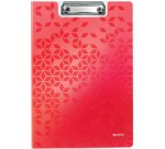 Porte-bloc à rabat WOW, A4, polyfoam,  métallisé