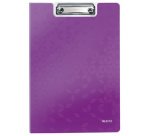 Porte-bloc à rabat WOW, A4, polyfoam,  métallisé