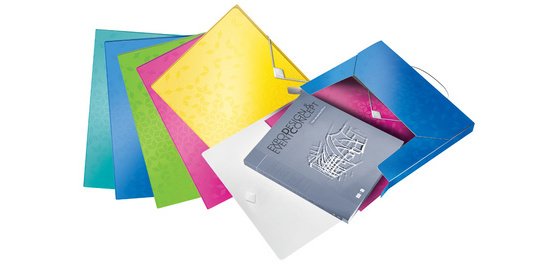 Boîte de rangement WOW, A4, PP, assorti