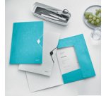 Chemise à élastique WOW, A4, PP,  métallisé