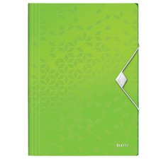 Elastomap WOW, A4, PP, gemetalliseerd groen